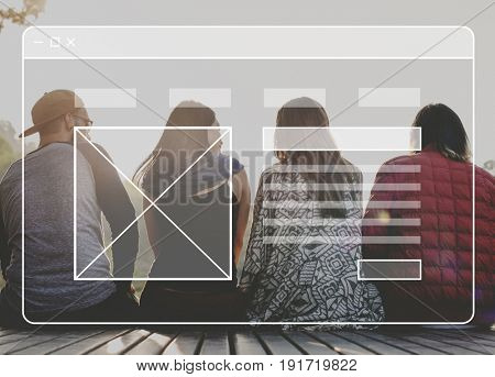 People sitting and talking leisure 