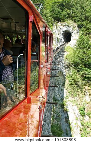 Pilatus Train, The World's Steepest Cogwheel Railway