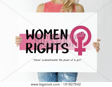 Women rights girl power equality gender