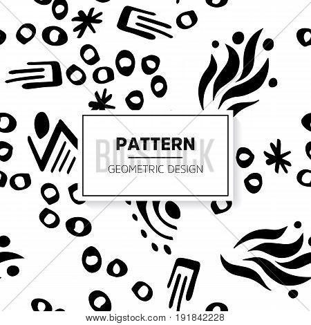 Ethnic floral seamless pattern. Abstract ornamental pattern