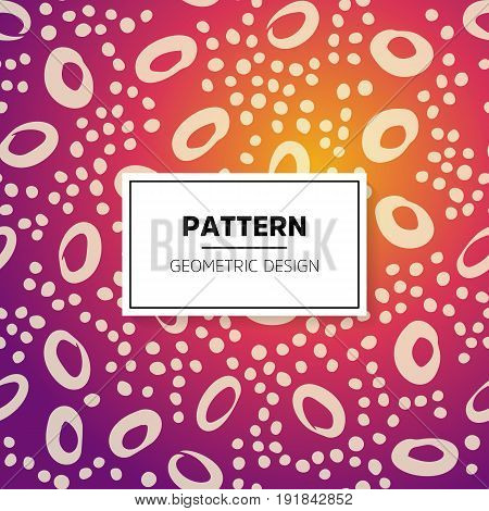 Ethnic floral seamless pattern. Abstract ornamental pattern