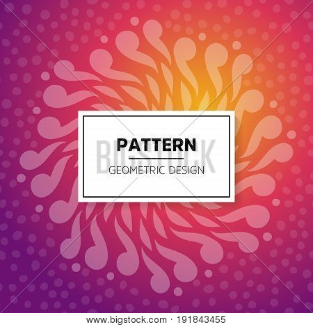 Ethnic floral seamless pattern. Abstract ornamental pattern