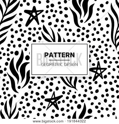 Ethnic floral seamless pattern. Abstract ornamental pattern