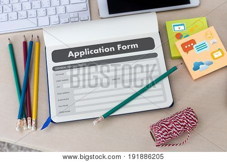 Business Man Working On Laptop Computer Use Online Web Job Application Form Moniter