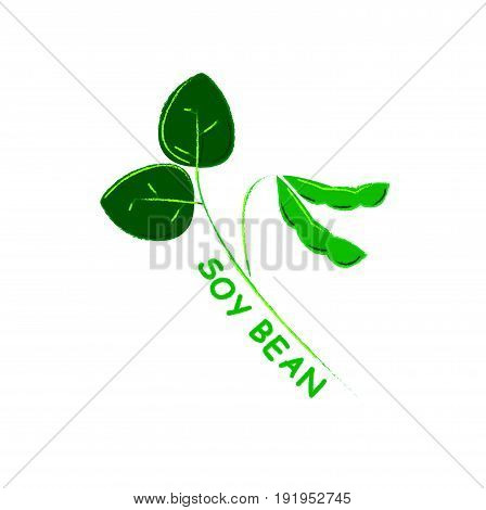 Logo Icon Design Soybean Farm Design Creative