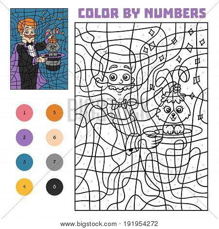 Color By Number For Children, Illusionist
