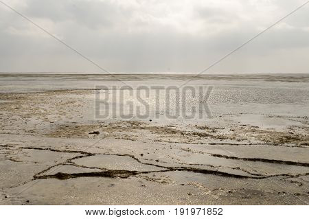 View of the beach and ocean at sunrise in Bamburi Kenya