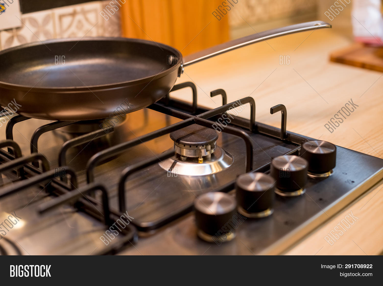 New Frying Pan On Image & Photo (Free Trial) Bigstock