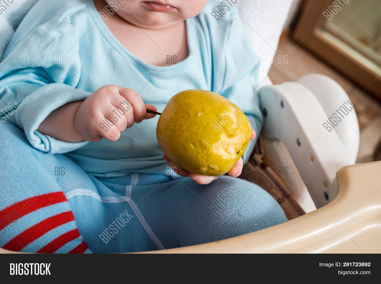 Baby Eating Fruit. Image & Photo (Free Trial) Bigstock