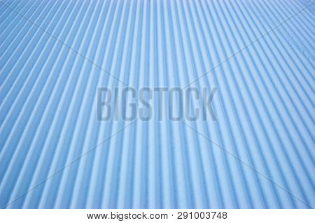 Snow Velveteen On An Empty Ski Slope In The Morning At The Jasna Resort, Slovakia.