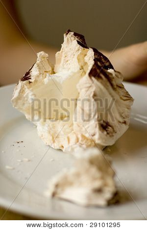 soubor cookie bezi na desku closeup