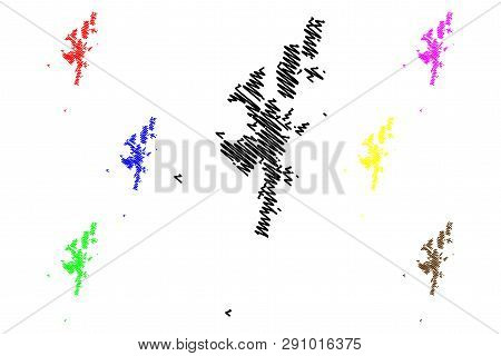 Shetland Islands (united Kingdom, Scotland, Local Government In Scotland) Map Vector Illustration, S