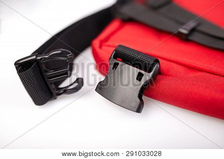 Black Side Release Acculoc Buckle Plastic Clasp, Quick Nylon Belt Rope Lock Strap