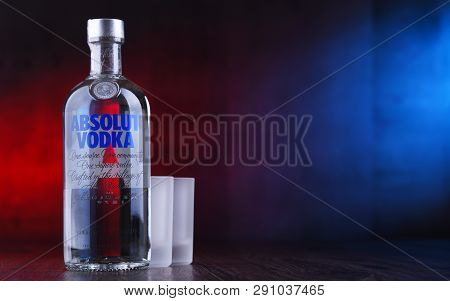 Bottle Of Absolut Vodka
