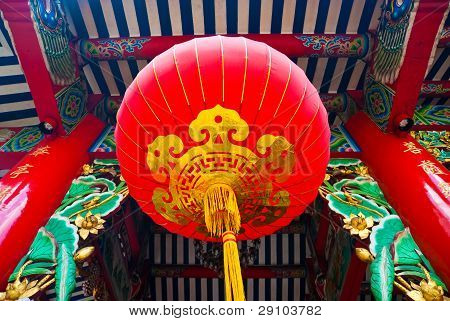 중국 빨간 램프