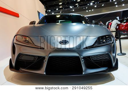 Vancouver, Canada - March 2019 : Toyota Supra, Taken At 2019 Vancouver Auto Show