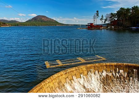 Machovo Jezero Lake In Czech Tourist Region Of Machuv Kraj