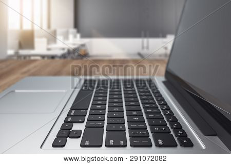 Laptop Keyboard Closeup