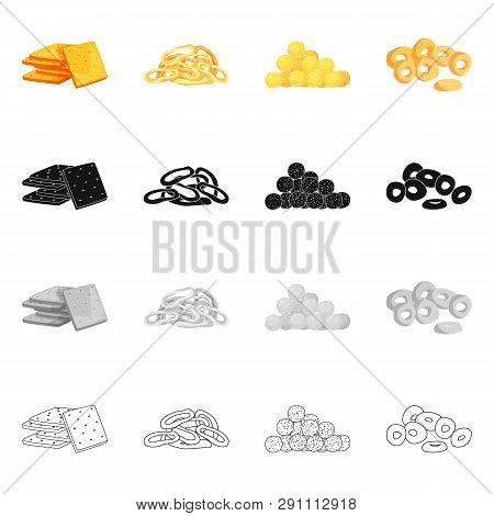 Vector Illustration Of Oktoberfest And Bar Symbol. Set Of Oktoberfest And Cooking Stock Vector Illus