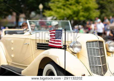 Auburn, Indiana, Usa - September 9, 2018 The Auburn Cord Duesenberg Festival, An Auburn Classic Car 