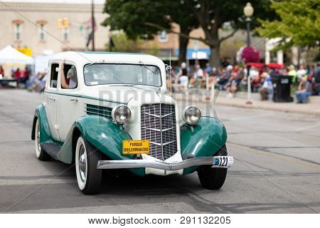 Auburn, Indiana, Usa - September 9, 2018 The Auburn Cord Duesenberg Festival, An Auburn Classic Car 
