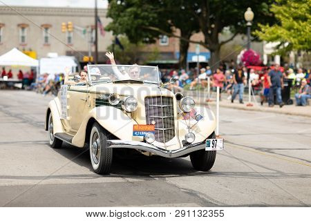 Auburn, Indiana, Usa - September 9, 2018 The Auburn Cord Duesenberg Festival, An Auburn Classic Car 