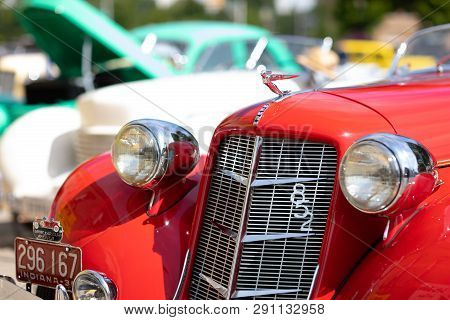Auburn, Indiana, Usa - September 9, 2018 The Auburn Cord Duesenberg Festival, An Auburn Classic Car 