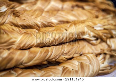 Smoked Cheese Pigtail, Traditional Polish Smoked Cheese, Chechil Cheese
