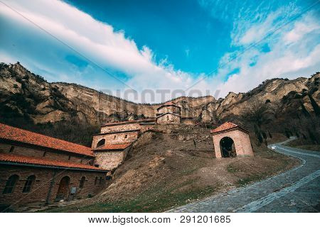 Mtskheta, Georgia. Shio-mgvime Monastery. Upper Church Of Holy Virgin Or Theotokos, Central Part Of 