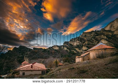 Mtskheta, Georgia. Shio-mgvime Monastery. Upper Church Of Holy Virgin Or Theotokos, Central Part Of 