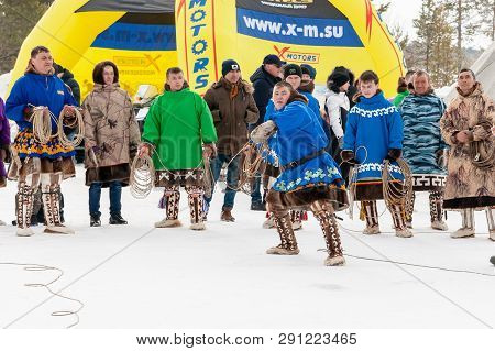 Russkinskaya, Surgut, Russia, 03/23/19: Open Traditional Holiday Of The Peoples Of Siberia. Feast Of
