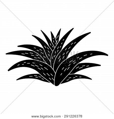 Aloe Plant Icon. Simple Illustration Of Aloe Plant Icon For Web Design Isolated On White Background