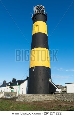 This Is A Picture Of A Lighthouse  On The East Coast Of Northern Ireland On The Irish Sea.  It Is On