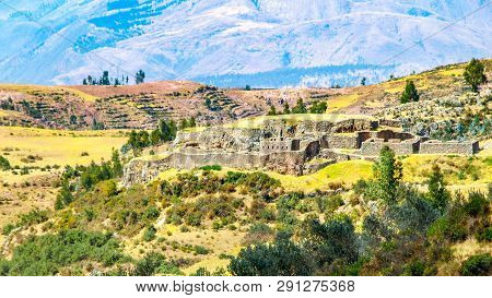 Puca Pucara Ruins Near Cuzco City, Peru