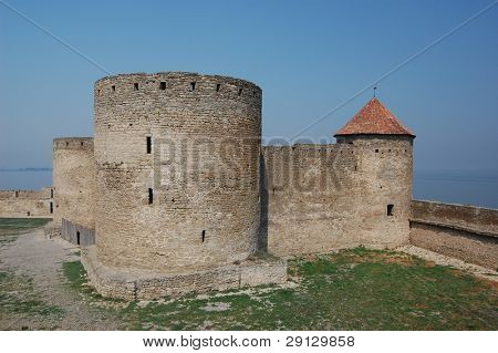 mittelalterliche Zitadelle in der Nähe von Odessa, Ukraine, Belgorod Dnestrovsky. Odessa-region