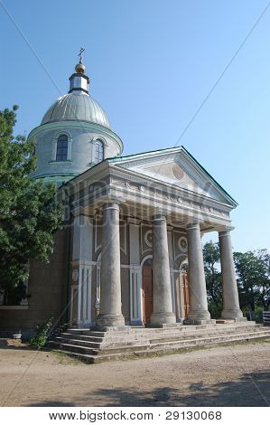 Iglesia ortodoxa de Rusia. Siglo 18. Belgorod - dnestrovskiy.Región de Odessa. Ucrania