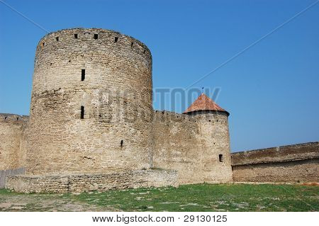 Mittelalterliche Zitadelle in der Nähe von Odessa, Ukraine, Belgorod-Dnestrovsky. Odessa-region