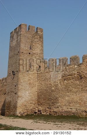 mittelalterliche Zitadelle in der Nähe von Odessa, Ukraine, Belgorod Dnestrovsky. Odessa-region