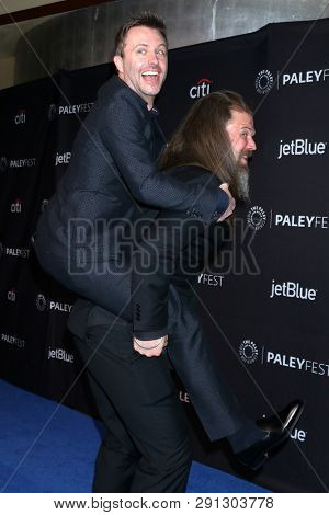 LOS ANGELES - MAR 22:  Chris Hardwick, Ryan Hurst at the PaleyFest - 
