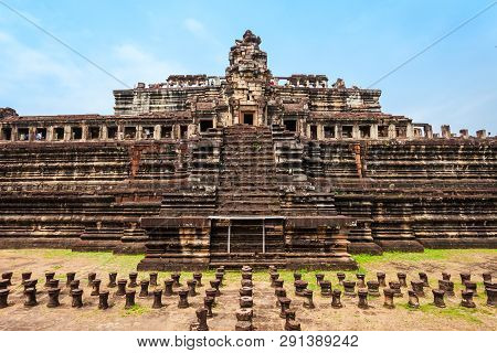 The Baphuon Is A Temple At Angkor, Cambodia. Baphuon Is Located In Angkor Thom, Northwest Of The Bay