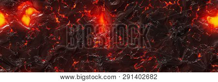 Seamless Magma- Large File. Destroy Molten- Fluid Metal