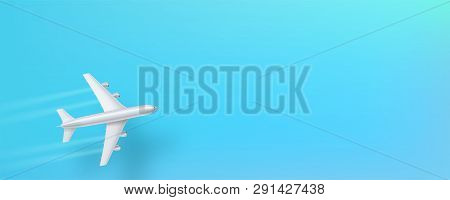 Silver Airplane Top Vector Photo Free Trial Bigstock