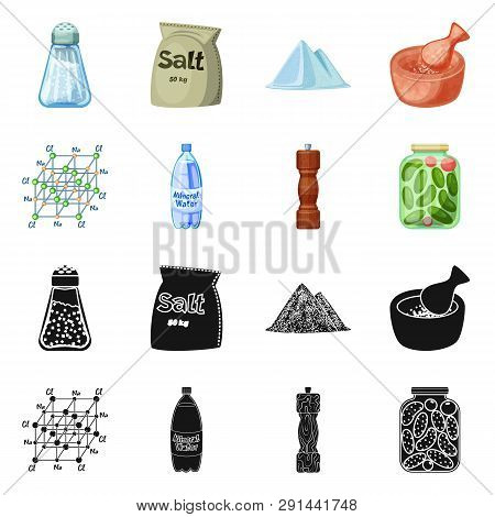 Vector Design Of Cooking And Sea Icon. Set Of Cooking And Baking   Vector Icon For Stock.