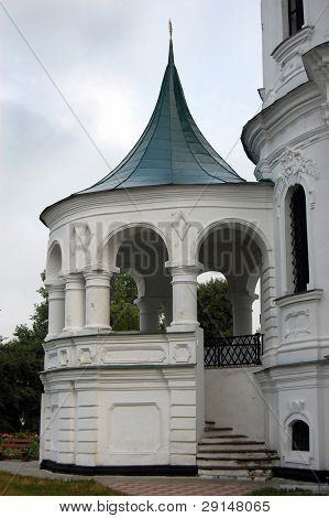 Staré ruské ortodoxní katedrála v ruské historické Kozelets, Černigovský kraj, Ukrajina