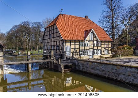 Old Water Mill At The Castle Of Rheda-wiedenbruck, Germany