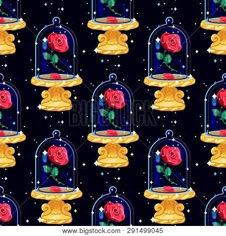 Vector Cartoon Seamless Pattern Cute Clip Art