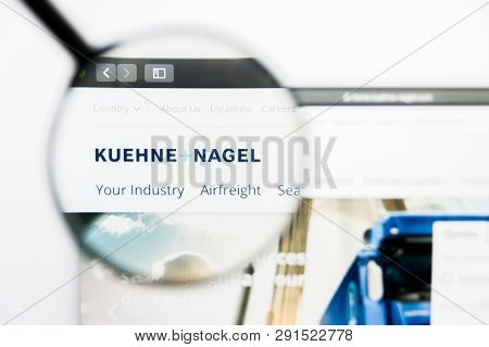Los Angeles, California, Usa - 25 March 2019: Illustrative Editorial Of Kuehne And Nagel Internation