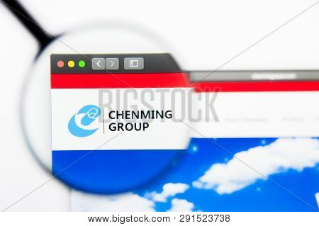 Los Angeles, California, Usa - 25 March 2019: Illustrative Editorial Of Shandong Chenming Paper B Hk