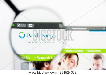 Los Angeles, California, Usa - 25 March 2019: Illustrative Editorial Of Daiichi Sankyo Website Homep