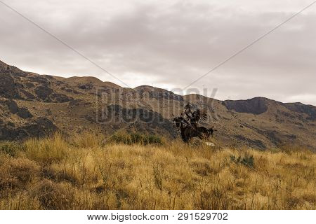 Chelan, , Usa - September 16, 2018: View At Beebe Springs Natural Area Hiking Trails Beautiful Autum